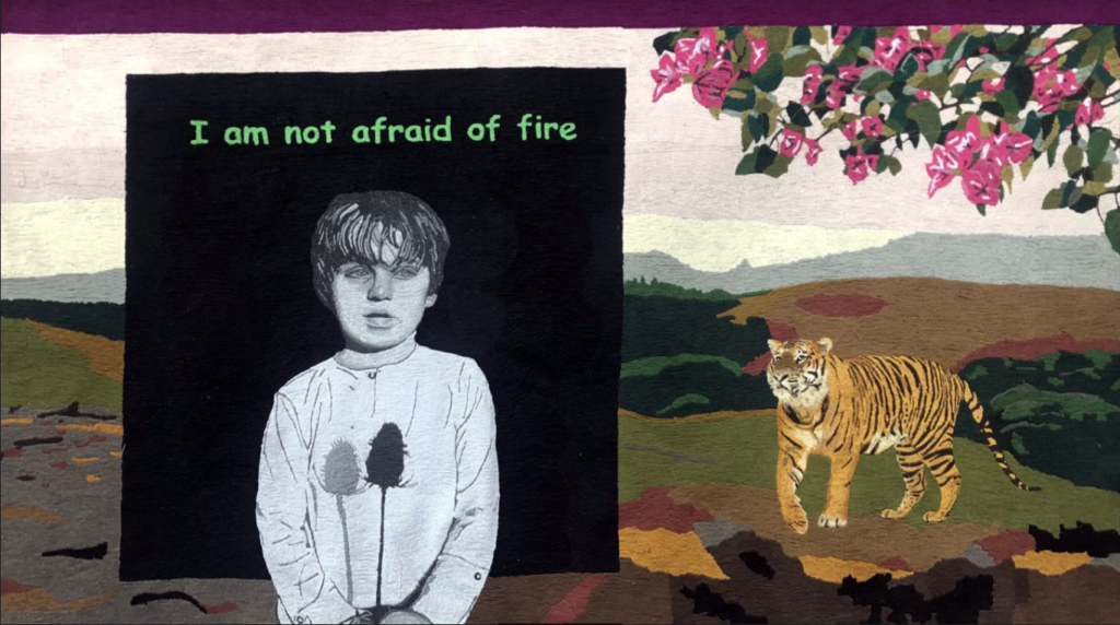 I am not afraid of fire Güncel sanatı keşfedin